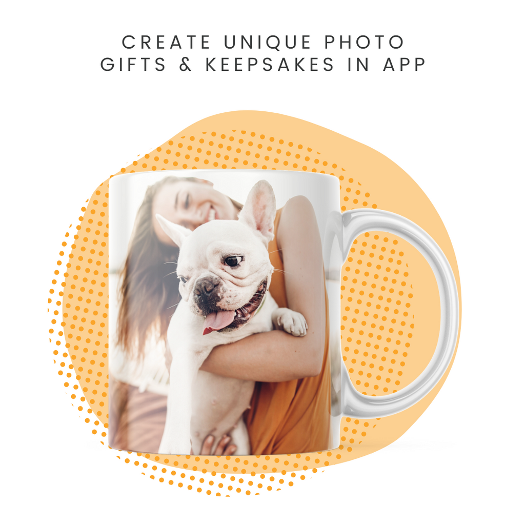 Create unique photo gifts of your pet